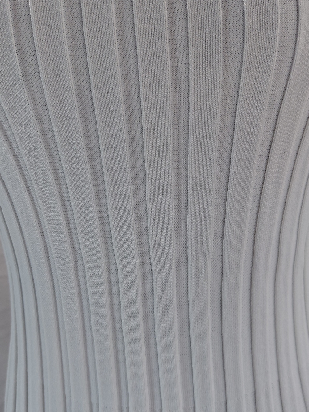 Commense White Ribbed Sleeveless Maxi - Picture 10 of 15